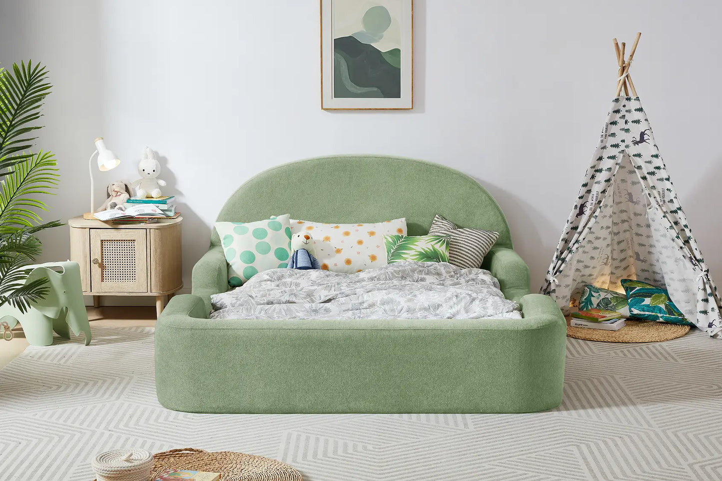 Little Lifely Double Bed - Pistachio