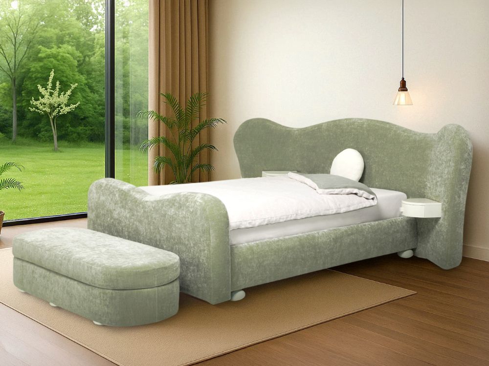 Elowen Velvet Bed Frame
