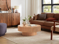 Hazel Round Coffee Table - Natural