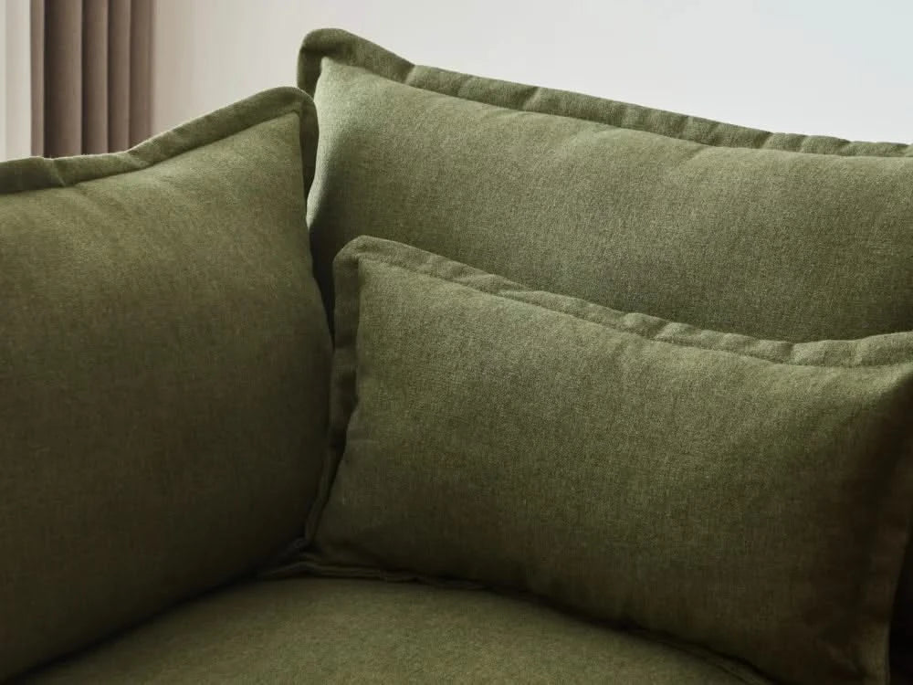 Lifely Modular 5 Seater Corner - Olive Green