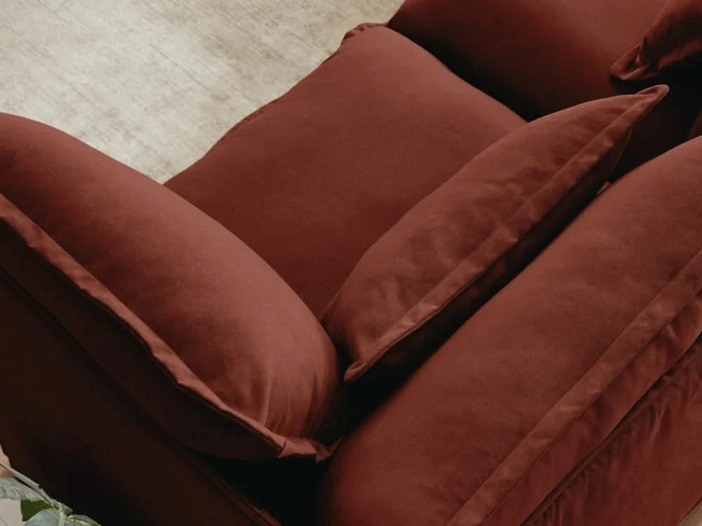 Lifely Modular 6 Seater U-Sectional - Rust