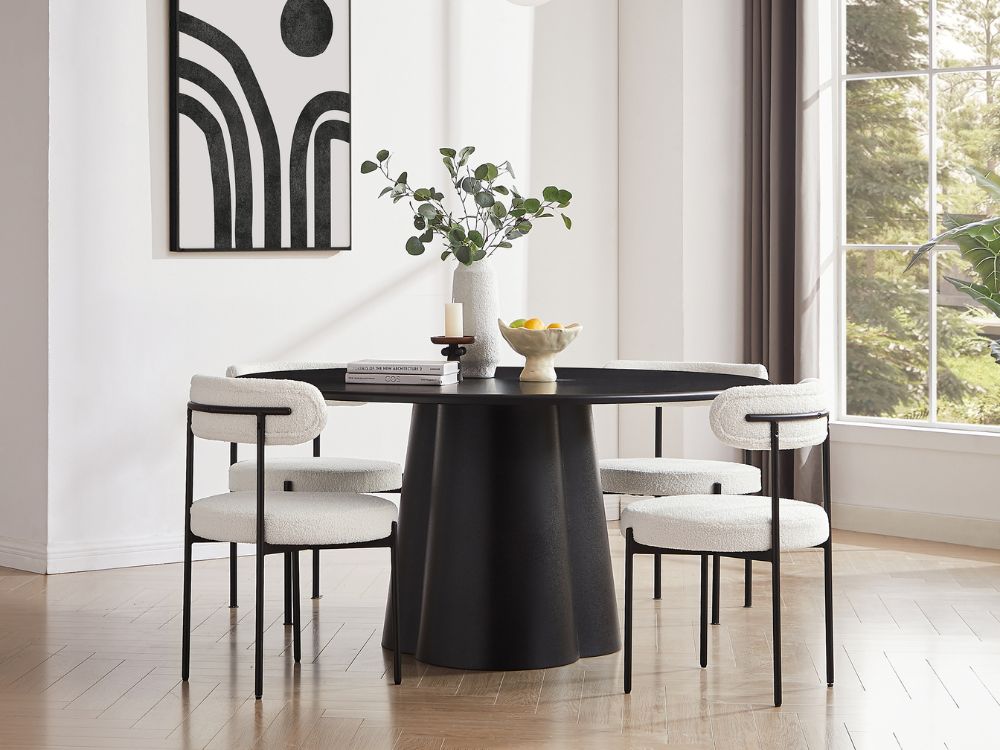 Sorrento Dining Table in Black