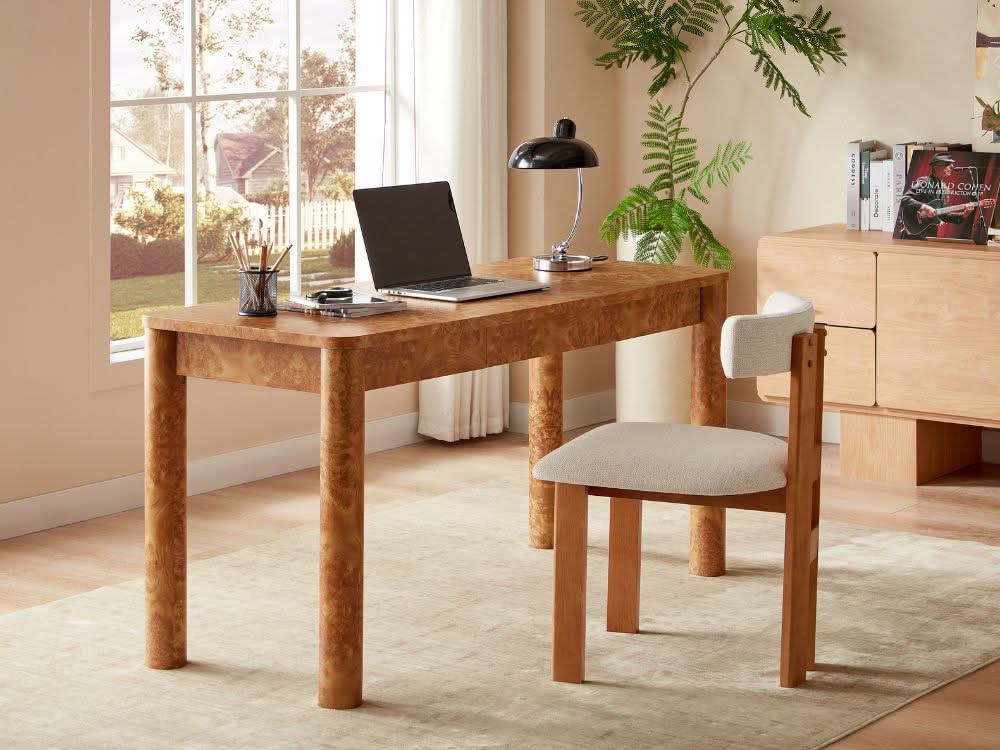 Cam Burlwood Office Desk