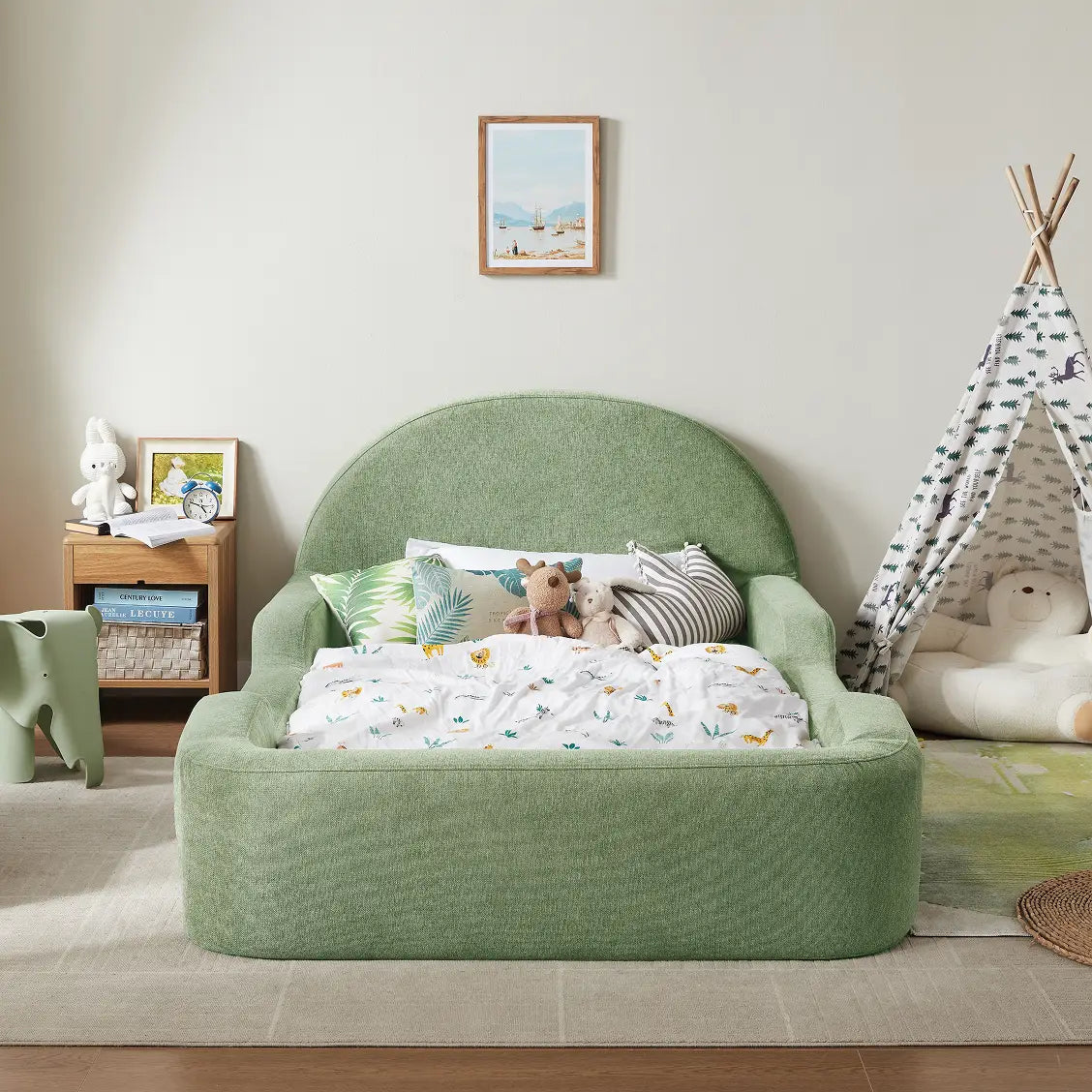 Little Lifely King Single Bed - Pistachio