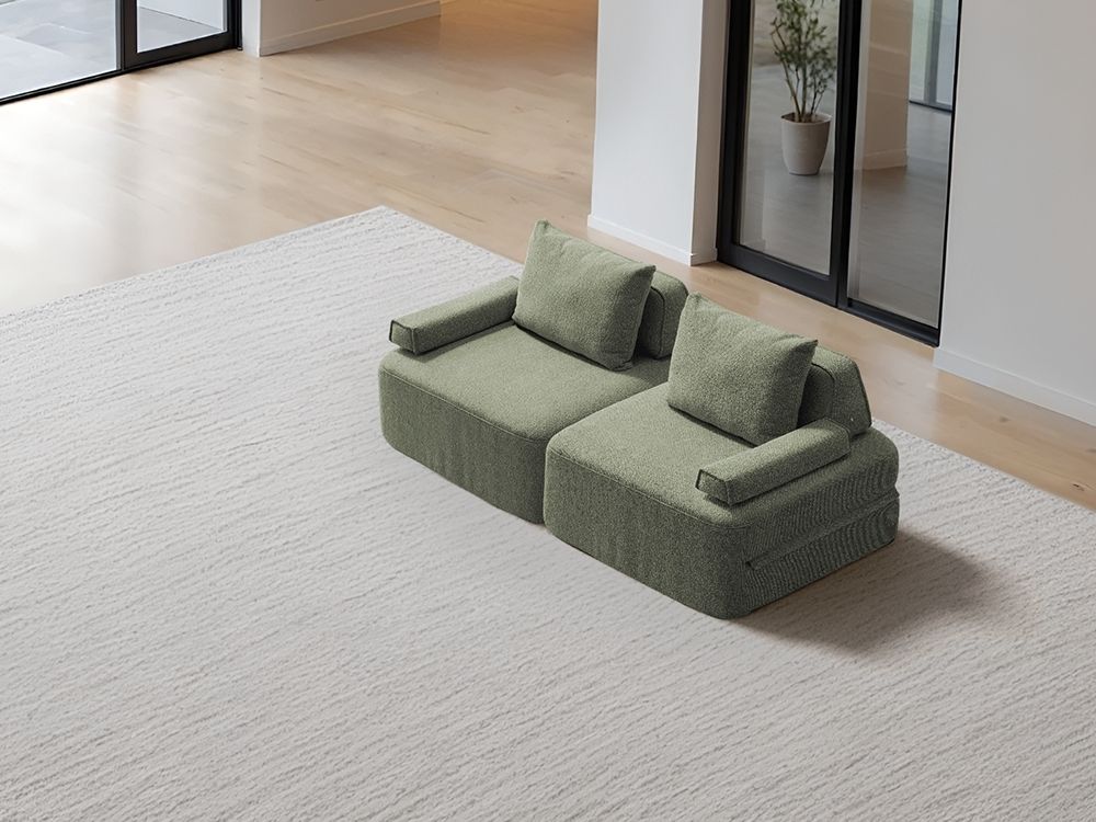 Cushie Modular 2-Seater King (2.03m) - Charcoal