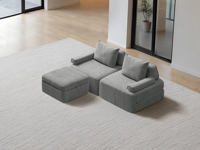 Chaise / 2-Seater Chaise 2.03m / Ash