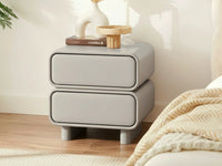 Twix Bedside Table Grey