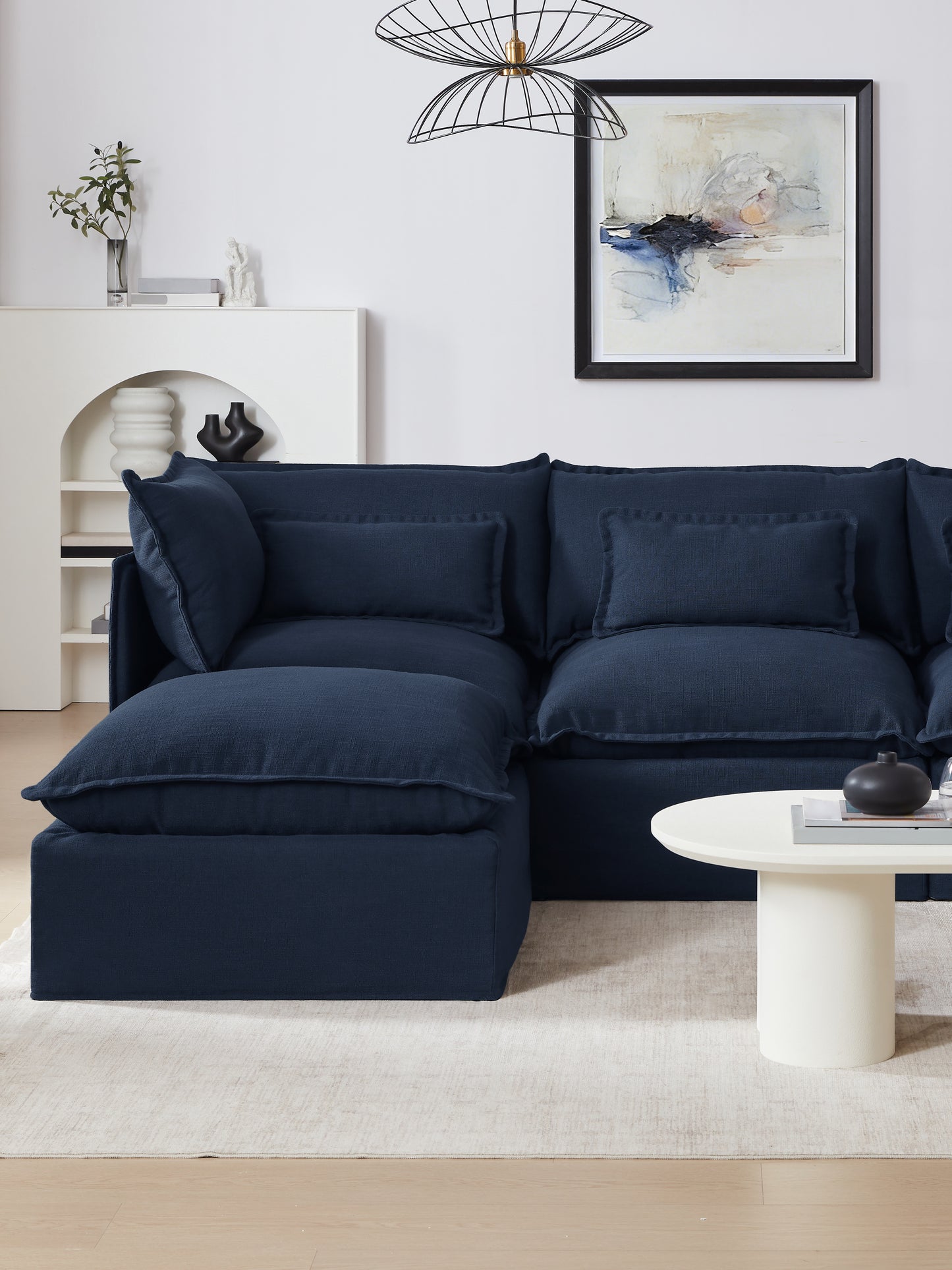 Lifely Modular Washable Ottoman
