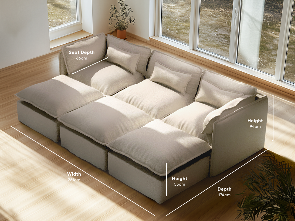 Lifely Modular Washable Sofa