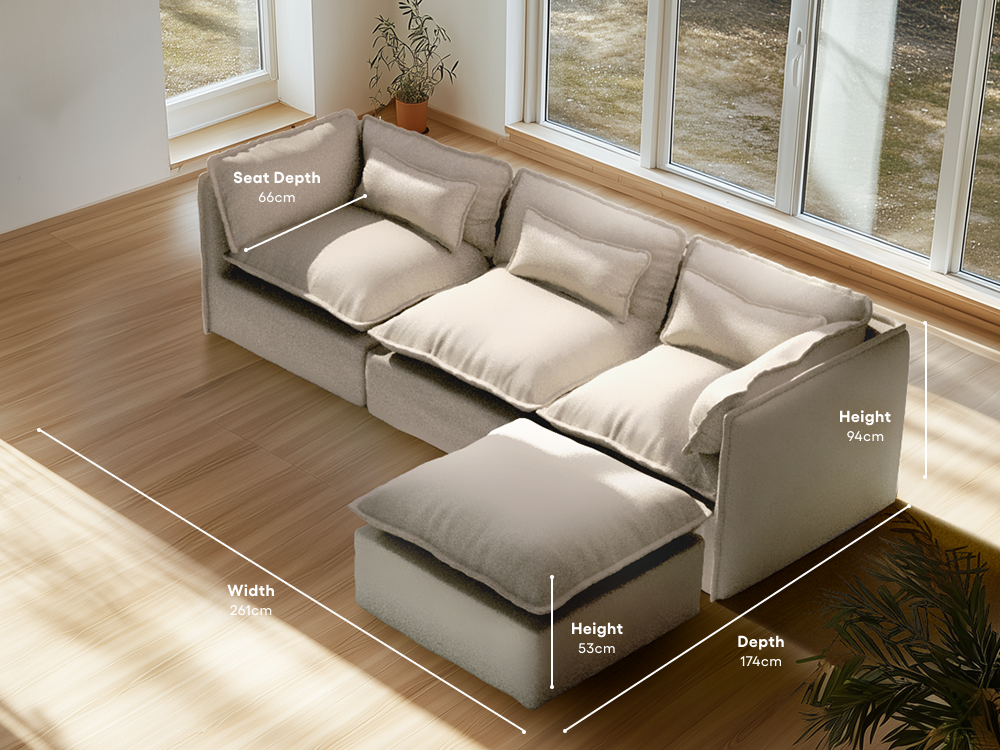 Lifely Modular Washable Sofa