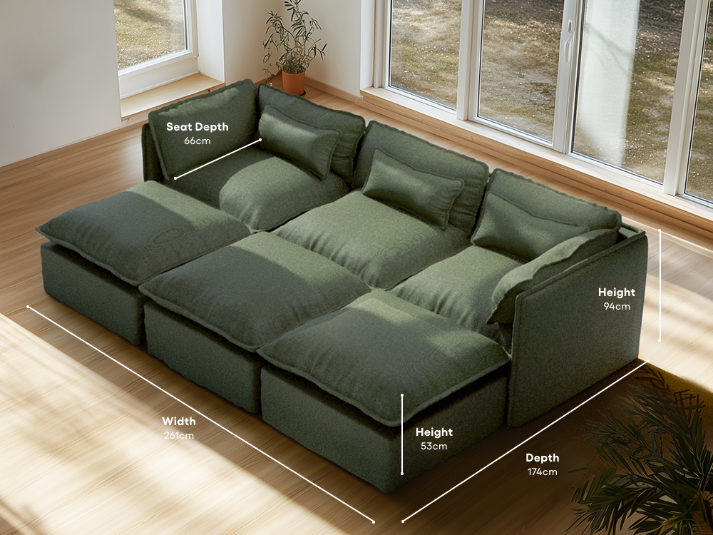 Lifely Modular Washable Sofa