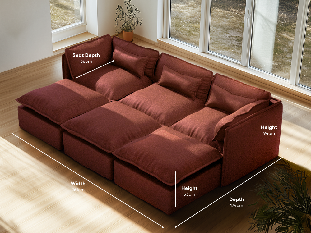 Lifely Modular Washable Sofa