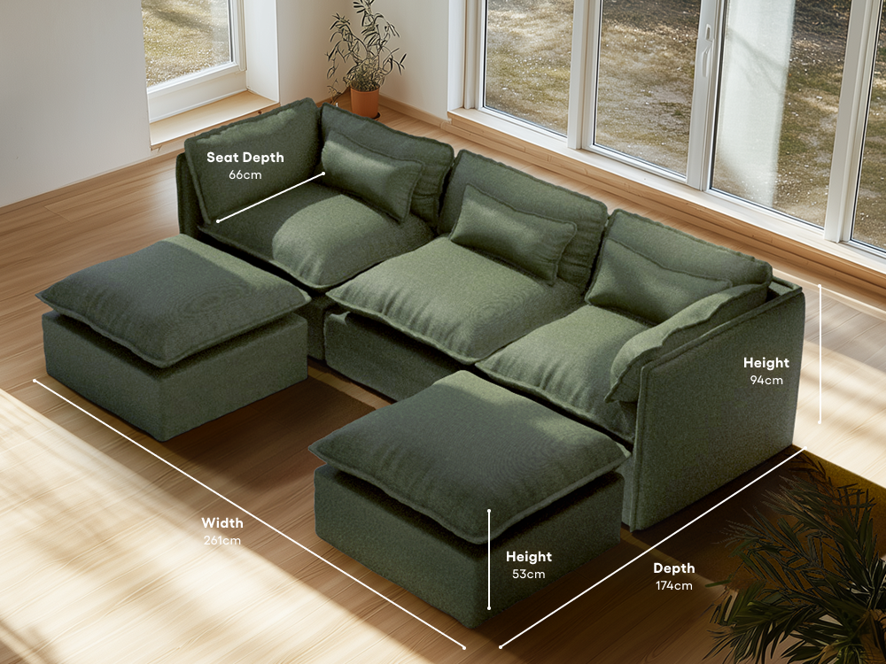 Lifely Modular Washable Sofa