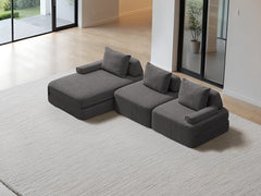 Chaise / 3-Seater Chaise 3m / Charcoal