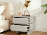 Twix Bedside Table Grey