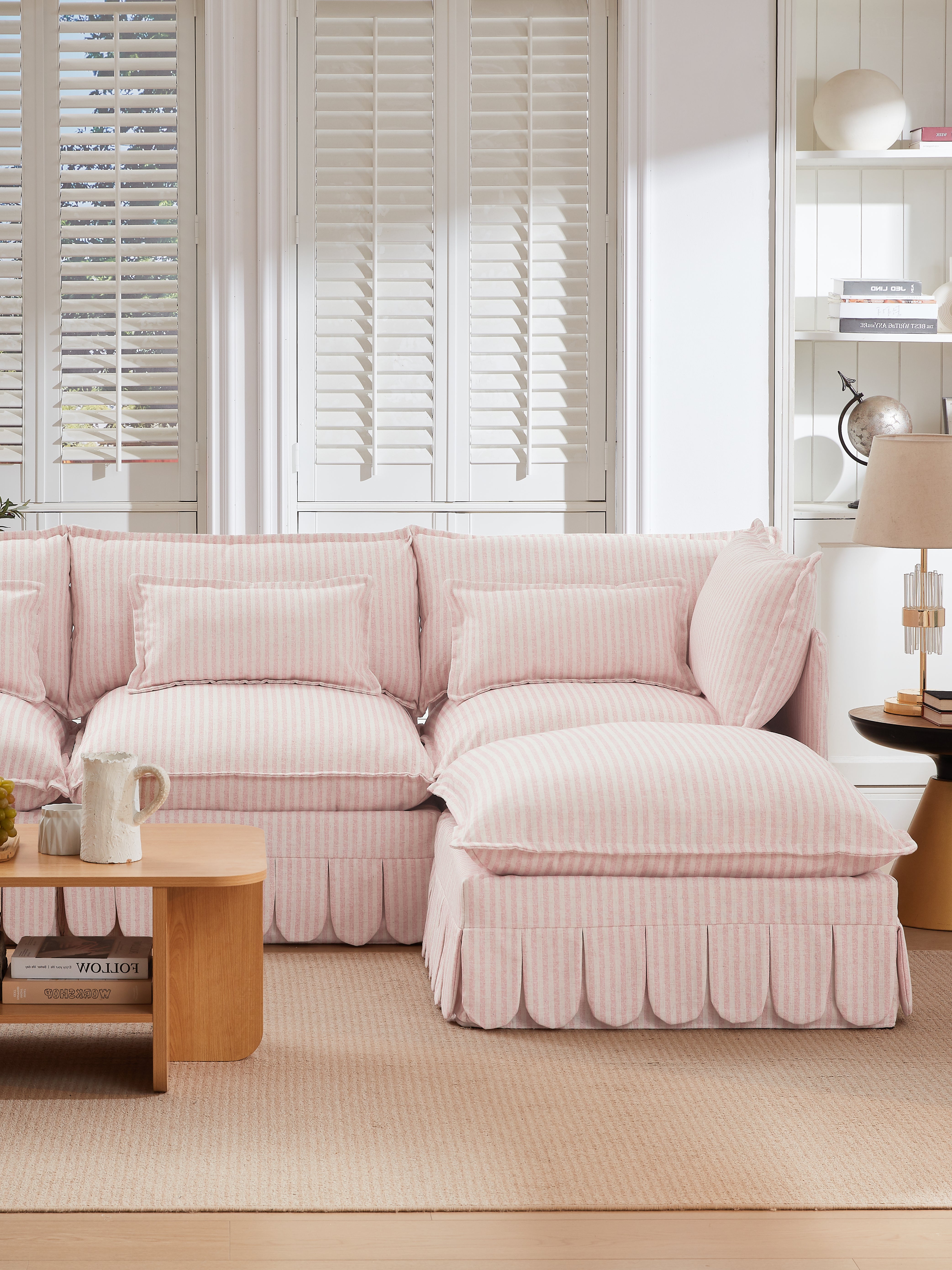 Lifely Modular Washable Ottoman