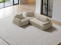 Cushie Modular 4-Seater Corner (2.55m) - Cream
