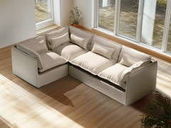 4 Seater / Corner / Linen Beige