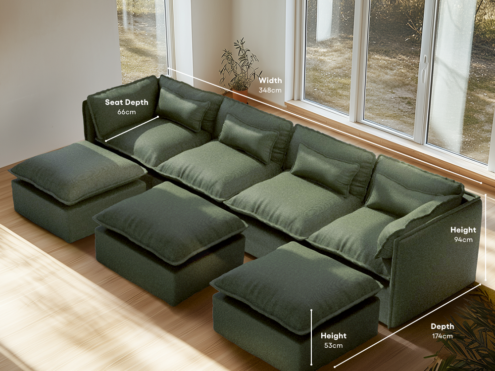 Lifely Modular Washable Sofa