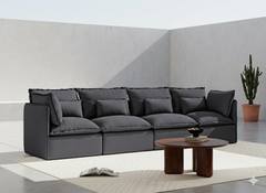 4 Seater / Sofa / Charcoal