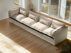 4 Seater / Sofa / Linen Beige