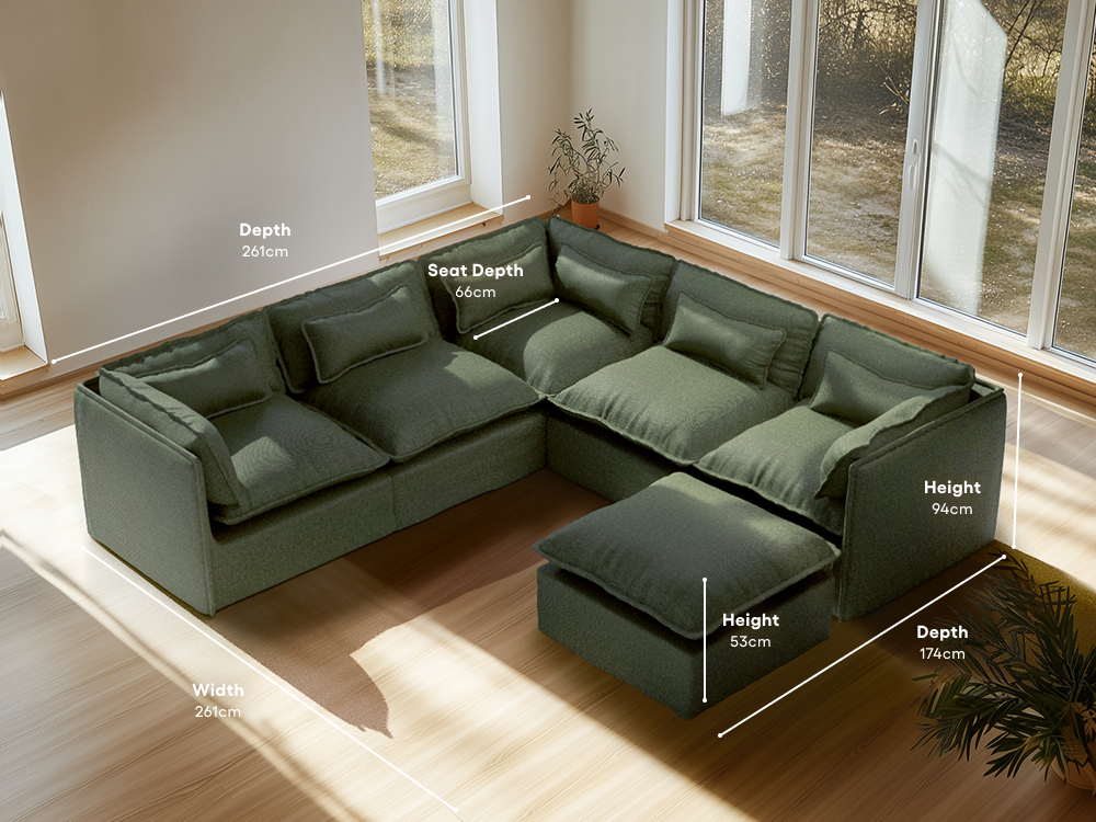 Lifely Modular Washable Sofa
