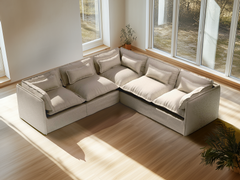 5 Seater / Corner / Linen Beige