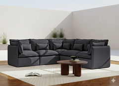 5 Seater / Corner / Charcoal