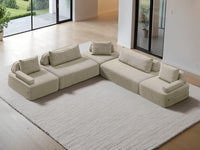 Cushie Modular 7-Seater Corner (3.57m) - Cream