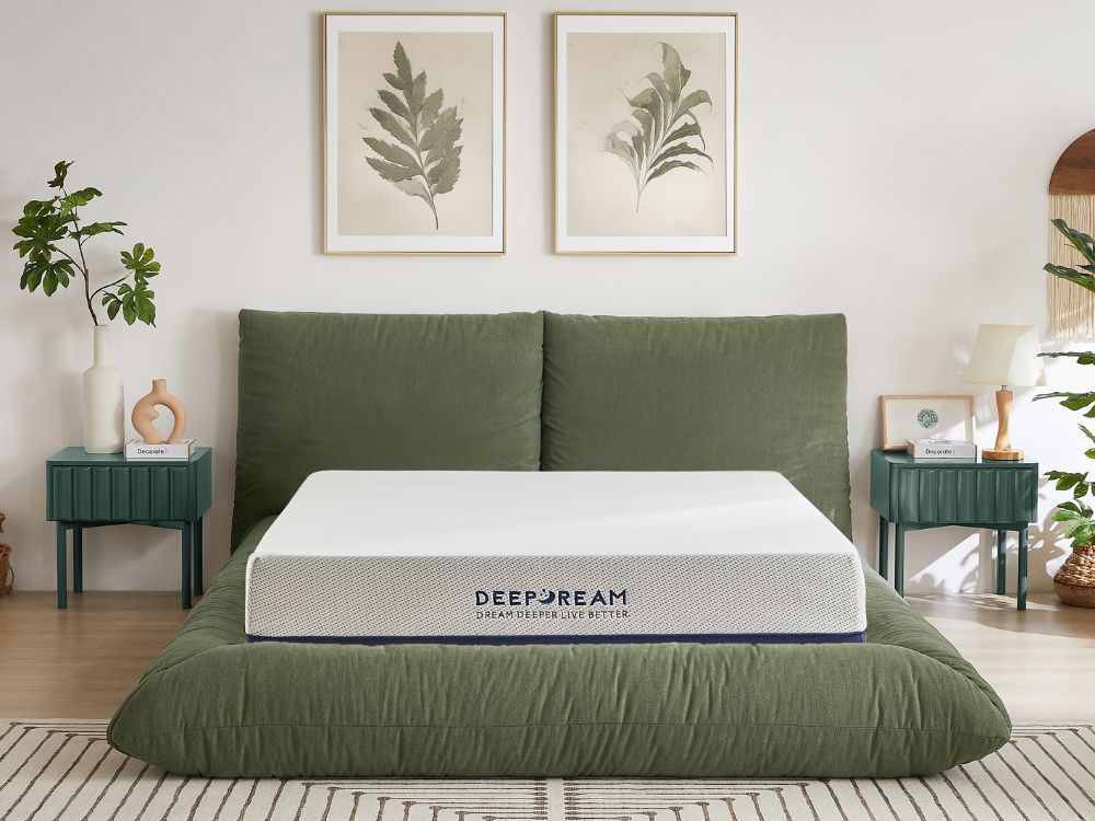 Alfie Bed Frame Premium Super Soft Sleep Combo - Queen