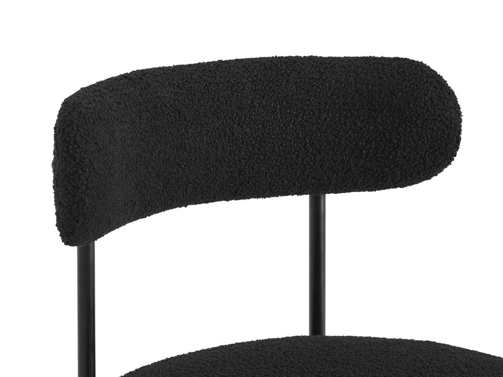 Amber Set of 2 Dining Chairs - Black