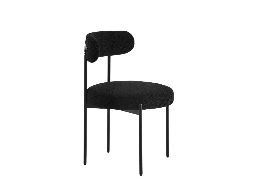 Amber Set of 2 Dining Chairs - Black