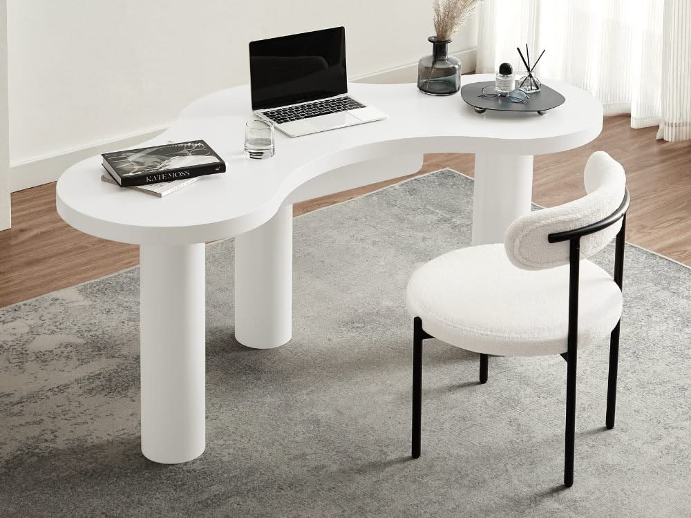 Amber Set of 2 Dining Chairs - White