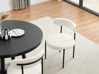 Amber Set of 2 Dining Chairs - White