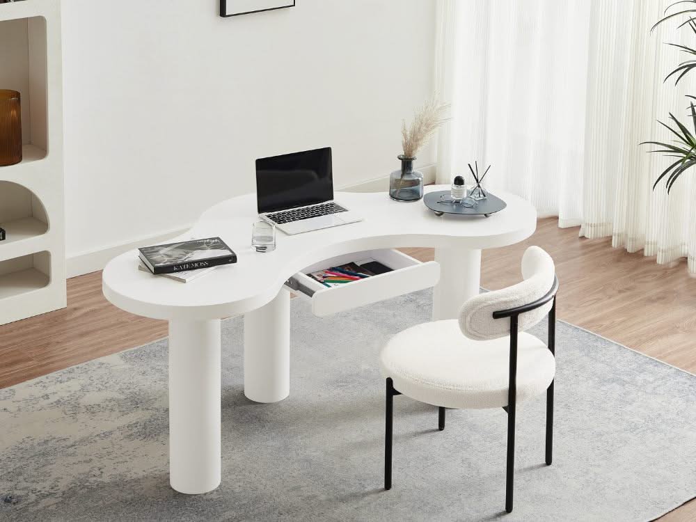Amber Set of 2 Dining Chairs - White