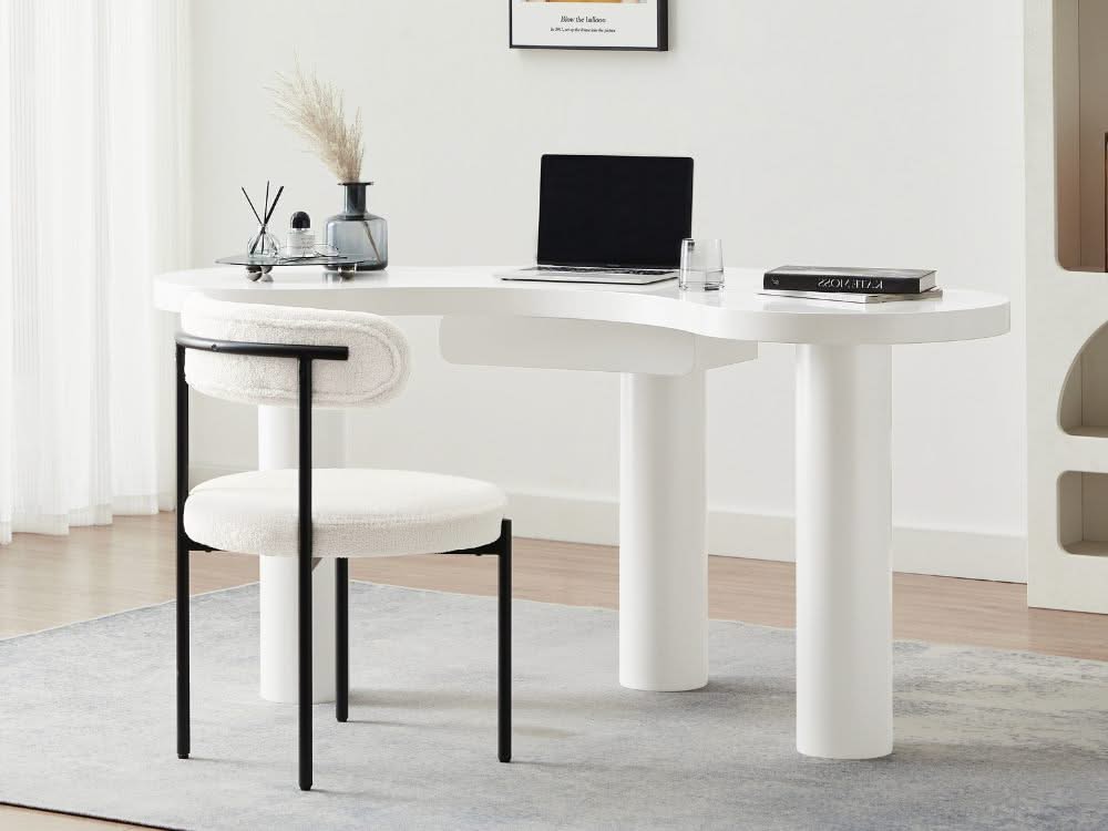 Amber Set of 2 Dining Chairs - White