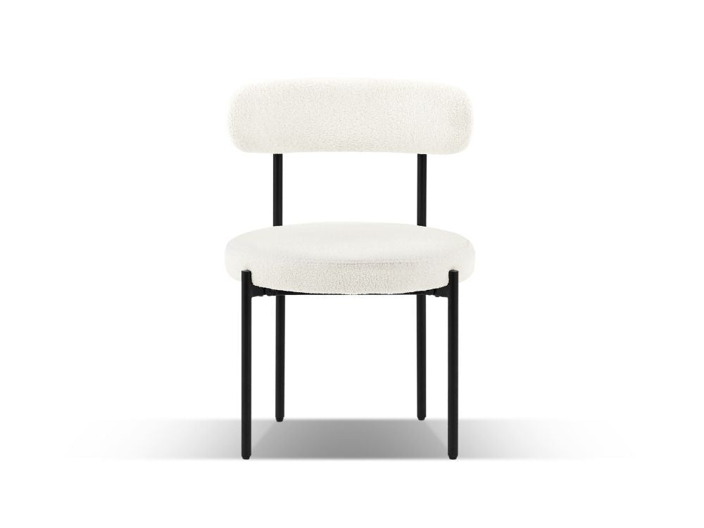 Amber Set of 2 Dining Chairs - White