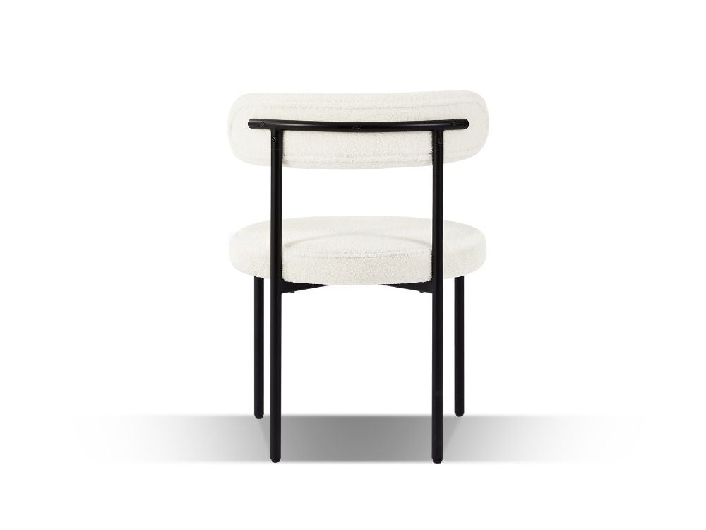 Amber Set of 2 Dining Chairs - White