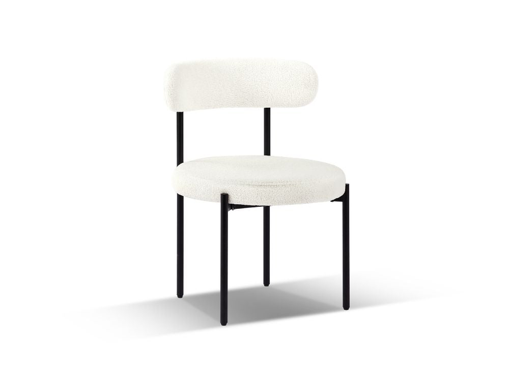 Amber Set of 2 Dining Chairs - White