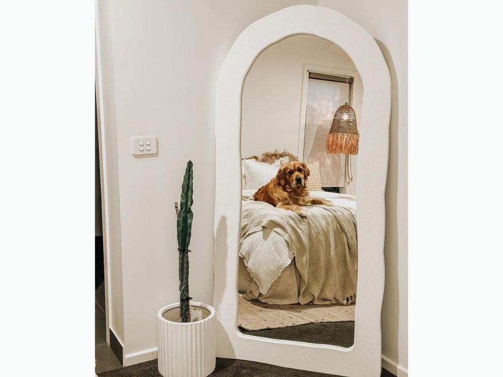 Arch White Mirror