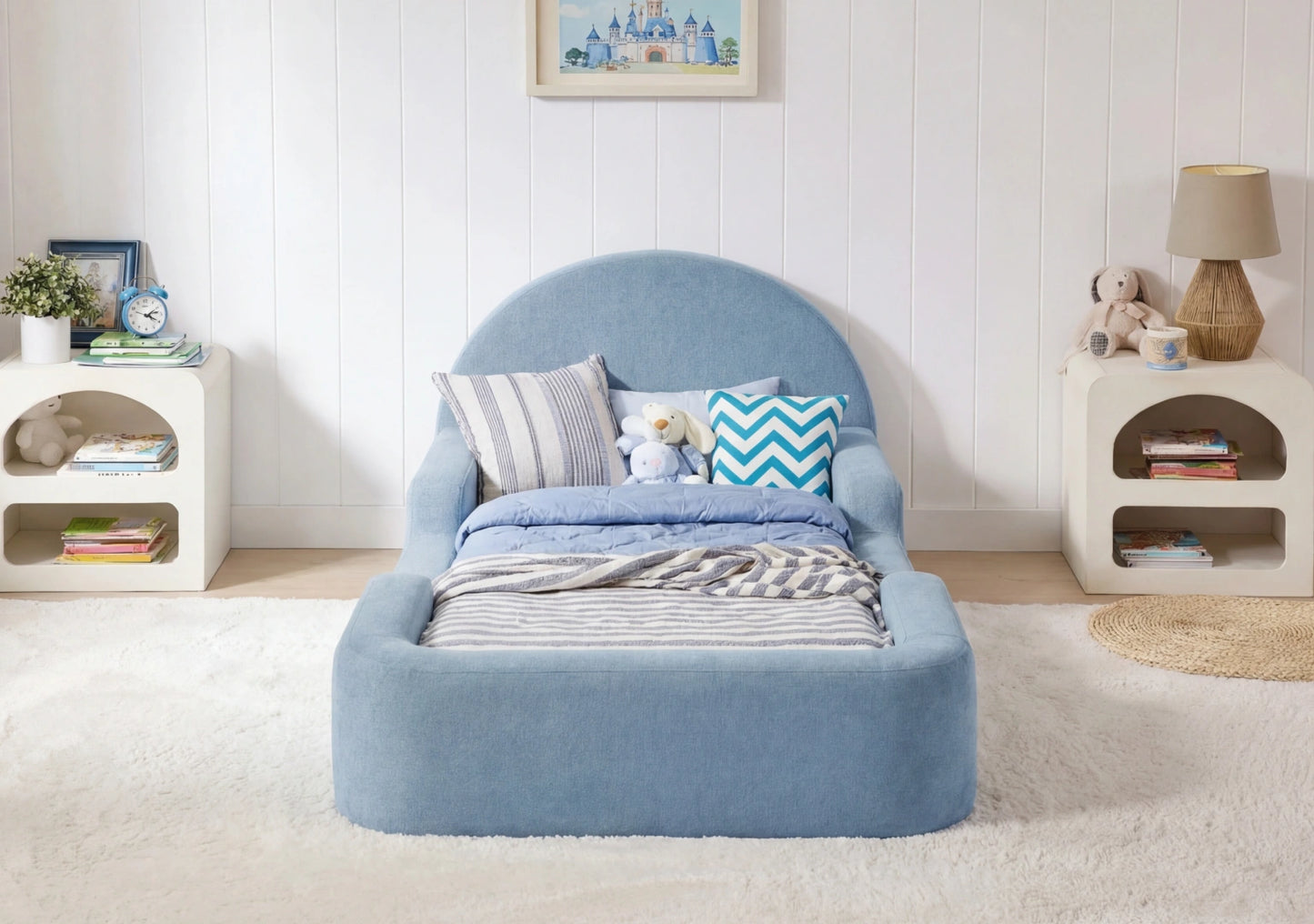 Little Lifely King Single Bed - Baby Blue