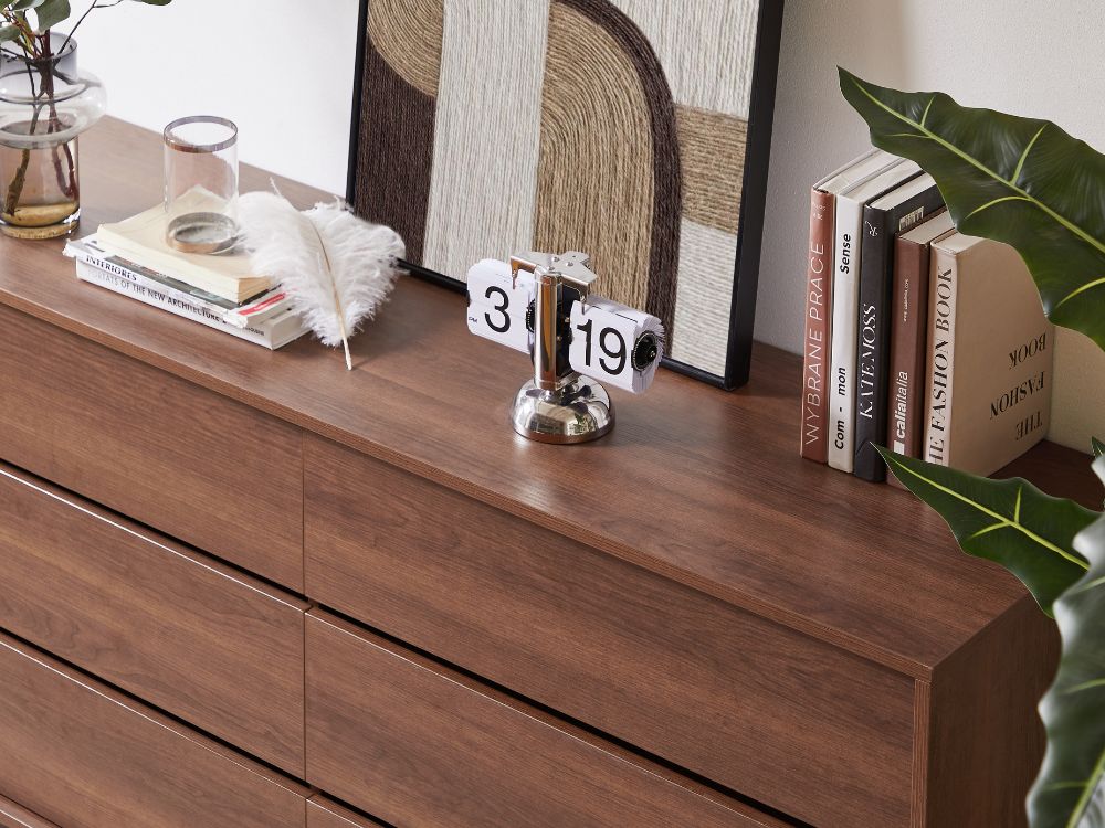 Ballico 6 Chest of Drawers - Walnut