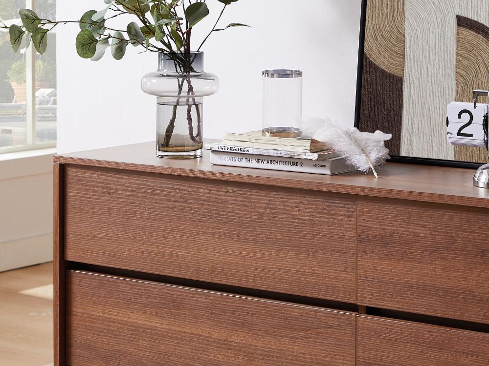 Ballico 6 Chest of Drawers - Walnut