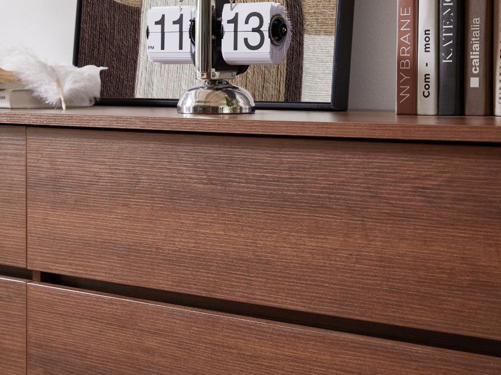 Ballico 6 Chest of Drawers - Walnut