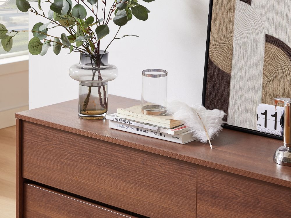 Ballico 6 Chest of Drawers - Walnut