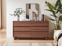 Ballico 6 Chest of Drawers - Walnut