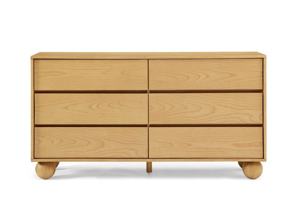 Ballico 6 Chest of Drawers - Oak