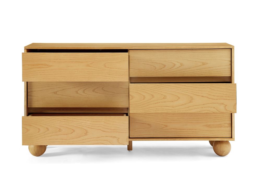 Ballico 6 Chest of Drawers - Light Oak