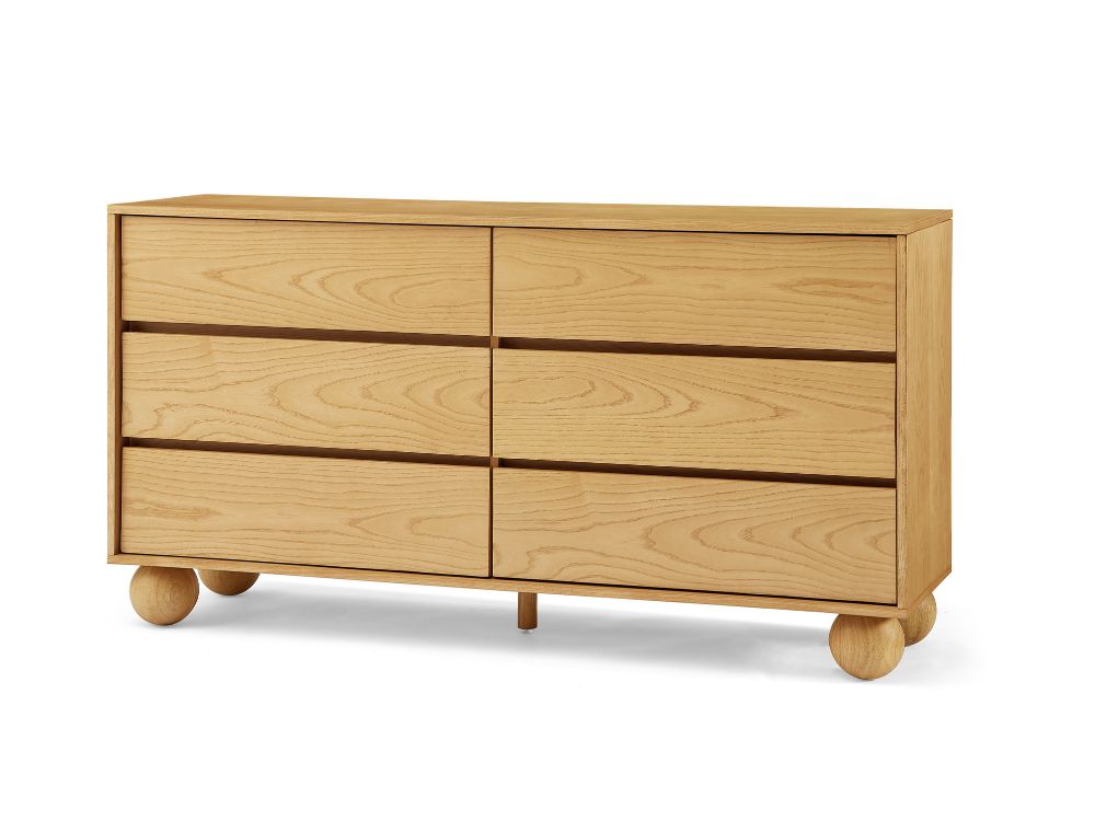 Ballico 6 Chest of Drawers - Light Oak