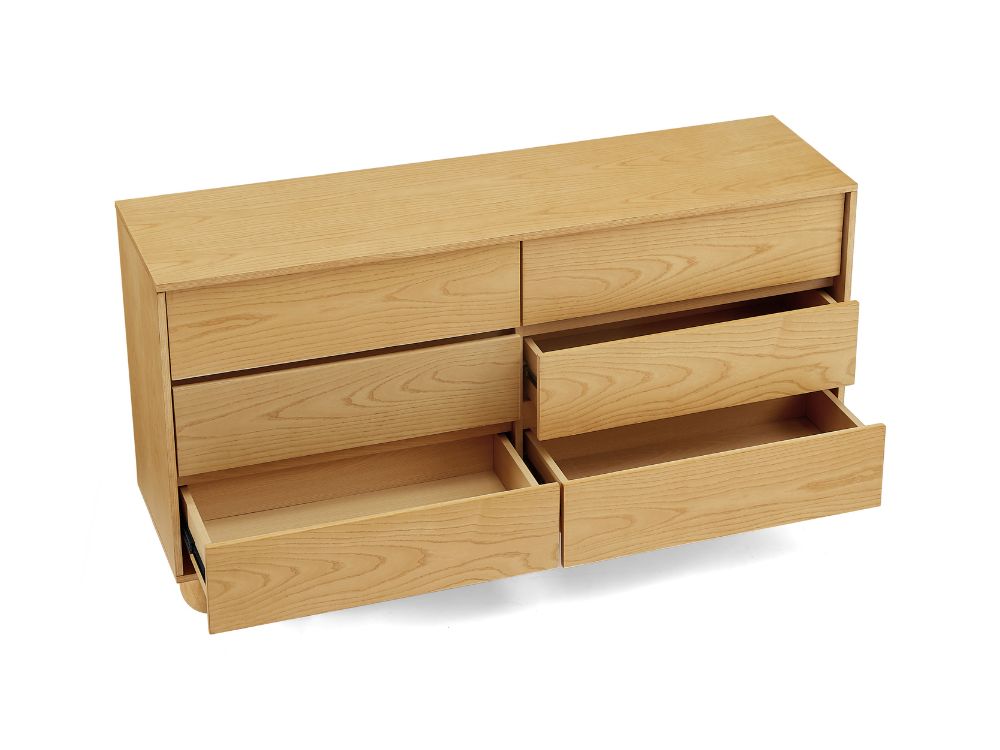 Ballico 6 Chest of Drawers - Oak